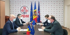 Președintele PD, Pavel Filip a avut o întrevedere cu Ambasadorul României, Daniel Ioniță